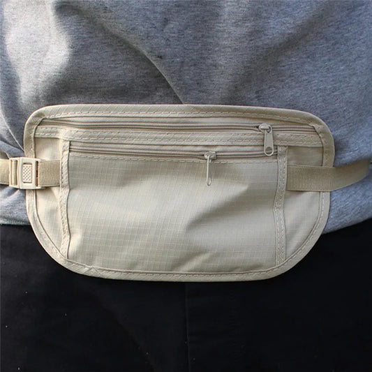 Ceinture Pochette de Voyage Sécurisée – Unisexe, Ultra-fine, Noire - BLACKBEARD OUTDOOR INDUSTRIES