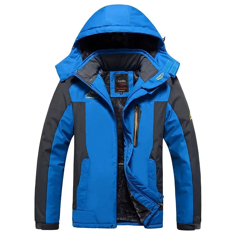 Parka Hiver Homme 2024 - Veste Chaude Imperméable avec Capuche Amovible | Coupe-Vent Militaire Fleece Jusqu’au 9XL - BLACKBEARD OUTDOOR INDUSTRIES