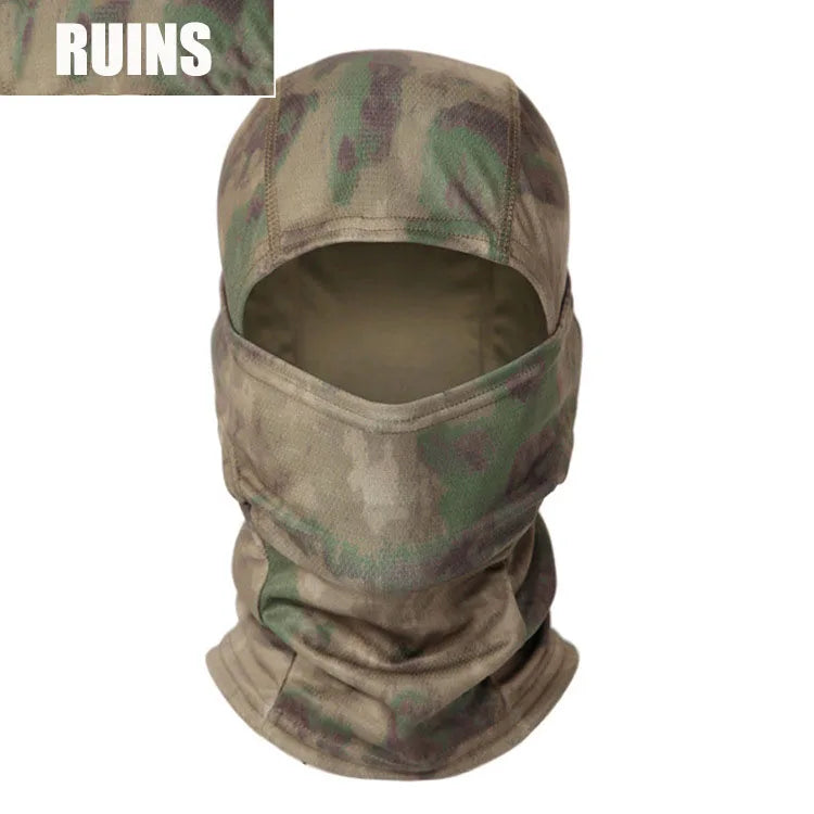 Masque Balaclava Tactique Multicam - Masque Complet de Protection du Visage, Chapeau de Cyclisme et Chasse, Camouflage, Écharpe Balaclava - BLACKBEARD OUTDOOR INDUSTRIES