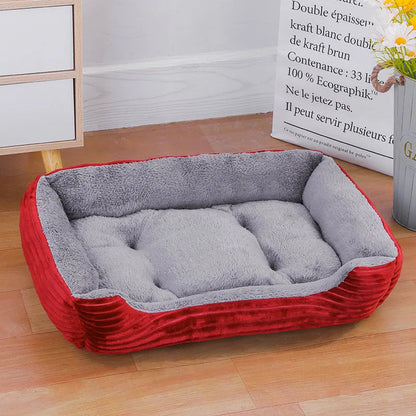 Maison Douillette Carrée pour Chien et Chat – Hiver | Imperméable, Chaude & Confortable Ma boutique