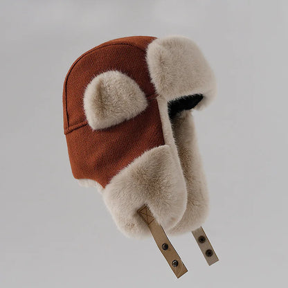 Chapka Saga Furs en Faux Vison Bleu - BLACKBEARD OUTDOOR INDUSTRIES