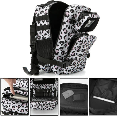 Sac à Dos Tactique 25L / 45L pour Homme et Femme – Laser Cut MOLLE, Sac Polyvalent pour Randonnée, École et Gym - BLACKBEARD OUTDOOR INDUSTRIES