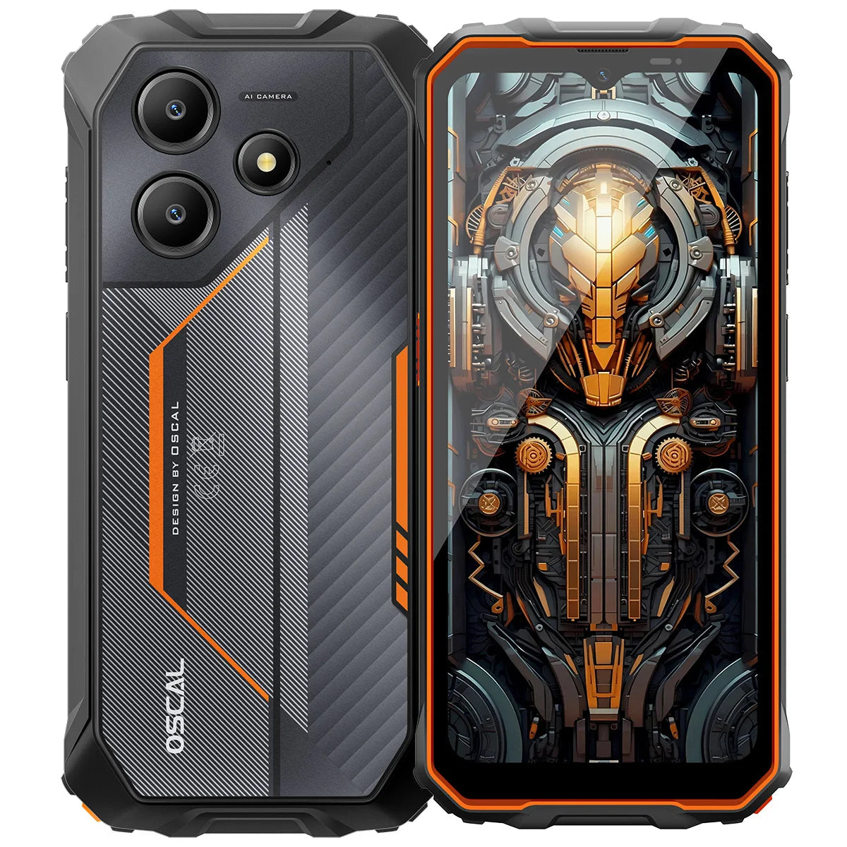 Blackview OSCAL Marine 2 Rugged Smartphone AI, 6.56'' HD+ Display, Unisoc T615, 24(8+16)GB 256GB, 11000mAh, Android 15 Phone NFC BLACKBEARD OUTDOOR INDUSTRIES