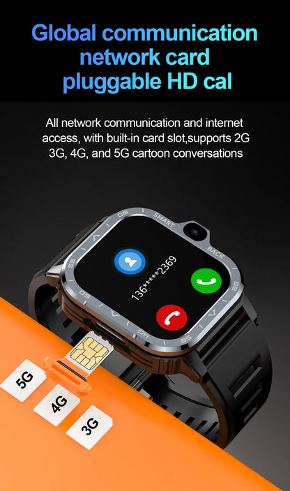 Montre Connectée VALDUS PGD Android – Écran 2,03", Double Caméra HD, 4G LTE, 64 Go ROM, NFC & WiFi - BLACKBEARD OUTDOOR INDUSTRIES