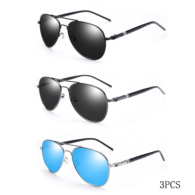 Lunettes de Soleil Polarisées VABBON – UV400 – Unisexe – Style Aviateur – Verres Miroirs Anti-Éblouissement - BLACKBEARD OUTDOOR INDUSTRIES