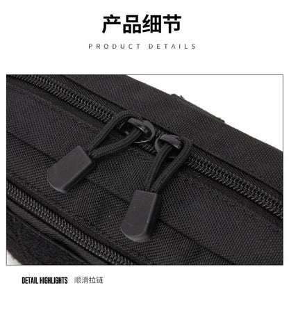 Pochette Tactique MOLLE EDC – Kit de Premiers Secours, Porte-Cellulaire, Sac de Taille Utilitaire – Pour Chasse, Randonnée et Sports de Plein Air - BLACKBEARD OUTDOOR INDUSTRIES