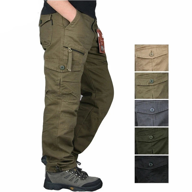 Pantalon Cargo Tactique Camouflage pour Homme – Coton Résistant, Style Décontracté et Fonctionnel - BLACKBEARD OUTDOOR INDUSTRIES