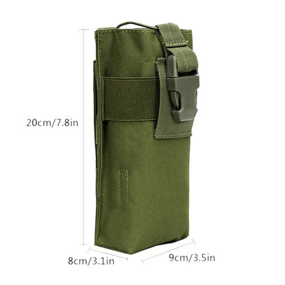 Pochette Tactique MOLLE pour Radio Walkie-Talkie – Porte-Bouteille d'Eau, Pochette de Magasin pour Activités de Plein Air, Camping et Sports BLACKBEARD OUTDOOR INDUSTRIES