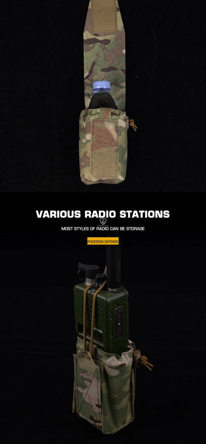 Poche de Rangement Multifonction SPUD Molle pour Radio, Accessoires d'Équipement Tactique, Poche Magasin 5.56mm et 7.62mm - POSEIDON DEFENSE BLACKBEARD OUTDOOR INDUSTRIES