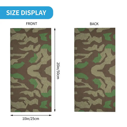 Tiger Stripe Camo – Bandeau Tour de Cou Hiver Multifonction pour Hommes et Femmes | Parfait pour Randonnée, Cyclisme, Sports Outdoor et Usage Quotidien - BLACKBEARD OUTDOOR INDUSTRIES