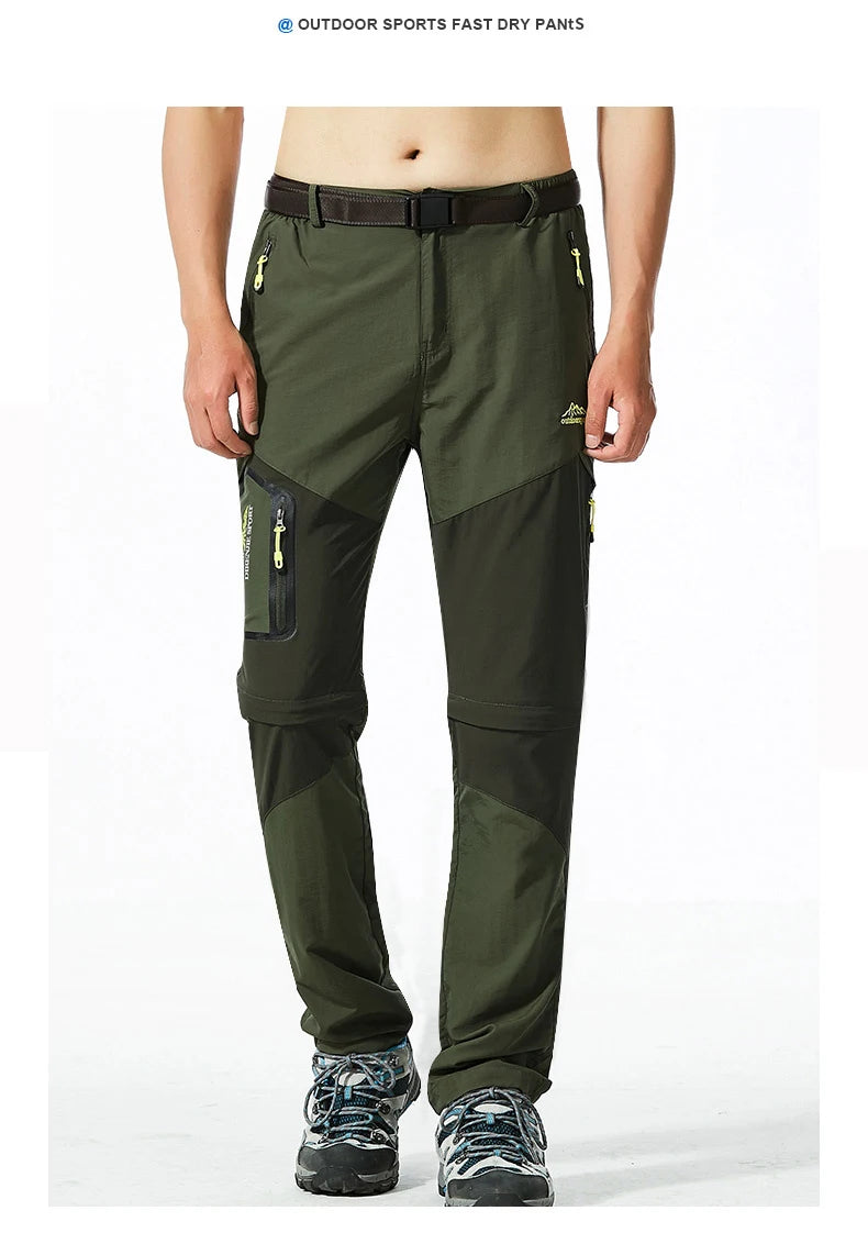 Pantalon de Randonnée Homme Été – Convertible, Séchage Rapide, Multi-Poches, Extensible - BLACKBEARD OUTDOOR INDUSTRIES