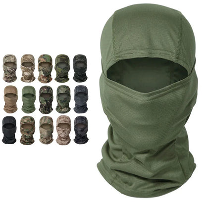 Masque Balaclava Tactique Multicam - Masque Complet de Protection du Visage, Chapeau de Cyclisme et Chasse, Camouflage, Écharpe Balaclava - BLACKBEARD OUTDOOR INDUSTRIES