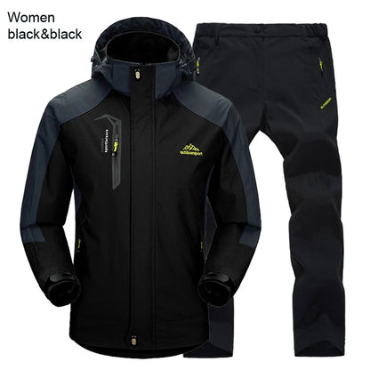 Ensemble Veste & Pantalon de Randonnée Femme TRVLWEGO | Imperméable 20000MM | Coupe-Vent | Outdoor Camping Trekking - BLACKBEARD OUTDOOR INDUSTRIES