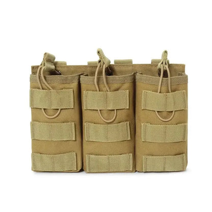 Poche Tactique MOLLE – Porte-Chargeur Simple, Double ou Triple – Compatible M4/M16/AR15 - BLACKBEARD OUTDOOR INDUSTRIES
