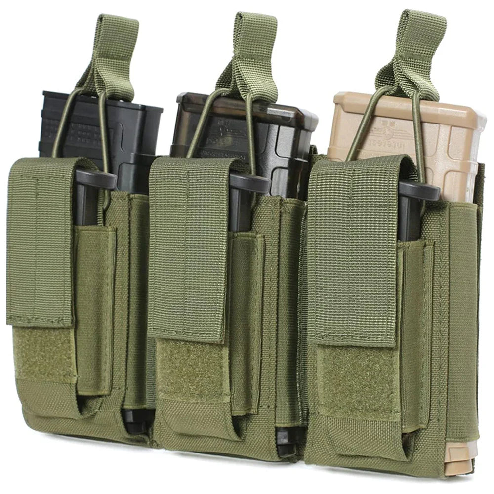 Triple Magazine Pouch Molle Mag Bag – Porte-chargeurs tactique polyvalent - BLACKBEARD OUTDOOR INDUSTRIES