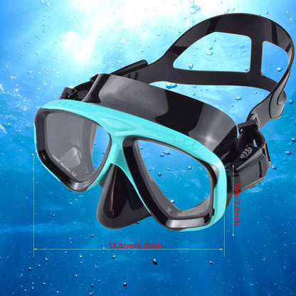 Masque de Plongée et Natation JoyMaySun – Vue Panoramique 180° avec Lentille en Verre Trempé - BLACKBEARD OUTDOOR INDUSTRIES
