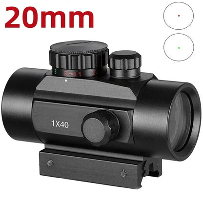 Viseur Reflex 1X40 HD101 Red Dot Sight — 4 Réticules Rouge/Vert pour Rail 11 mm ou 20 mm - BLACKBEARD OUTDOOR INDUSTRIES
