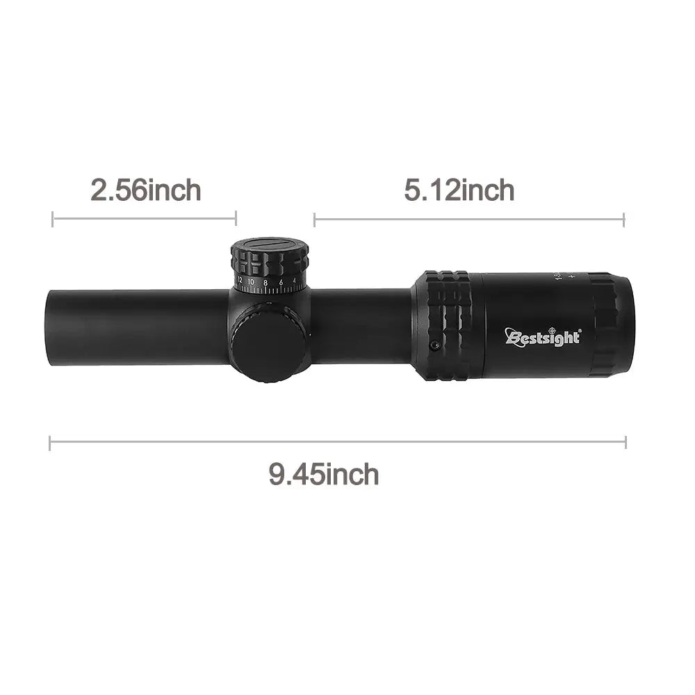 Lunette de Tir Tactique 1-5x24 avec Réticule Illuminé Rouge et Vert – Compacte pour AR15 Ma boutique