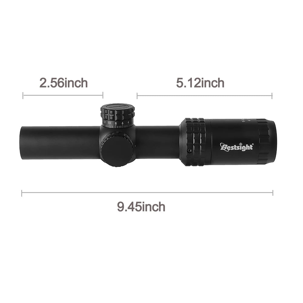 Lunette de Visée Tactique 1-5×24 – Réticule Rouge et Vert Illuminé – Chasse et Tir Sportif - BLACKBEARD OUTDOOR INDUSTRIES
