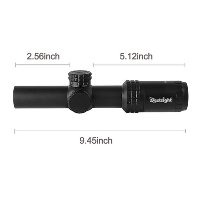 Lunette de Visée Tactique 1-5×24 – Réticule Rouge et Vert Illuminé – Chasse et Tir Sportif - BLACKBEARD OUTDOOR INDUSTRIES