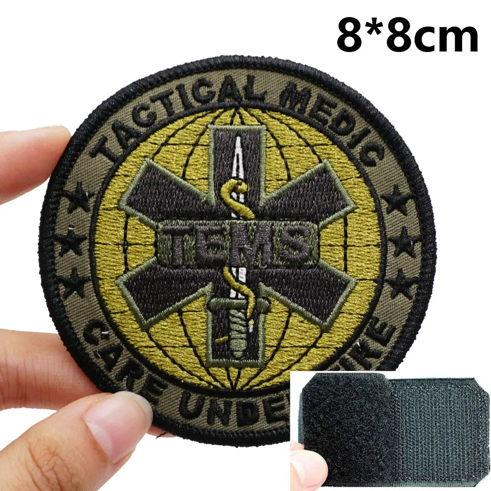 Patch Médical Tactique Brodé - BLACKBEARD OUTDOOR INDUSTRIES