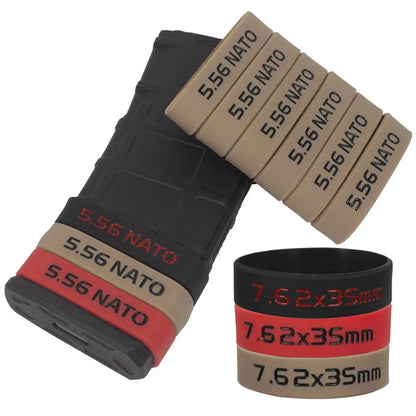 Lot de 6 ou 10 Étuis Caoutchouc pour Chargeurs 5.56 mm | Manchon Tactique Antidérapant pour M4 – Accessoire de Tir & Airsoft Ma boutique