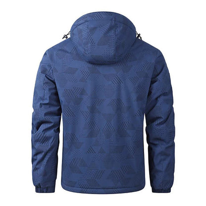 Veste d’Hiver Homme – Imperméable et Coupe-vent, avec Capuche Détachable, Doublure en Laine, Idéale pour Randonnée, Travail... BLACKBEARD OUTDOOR INDUSTRIES