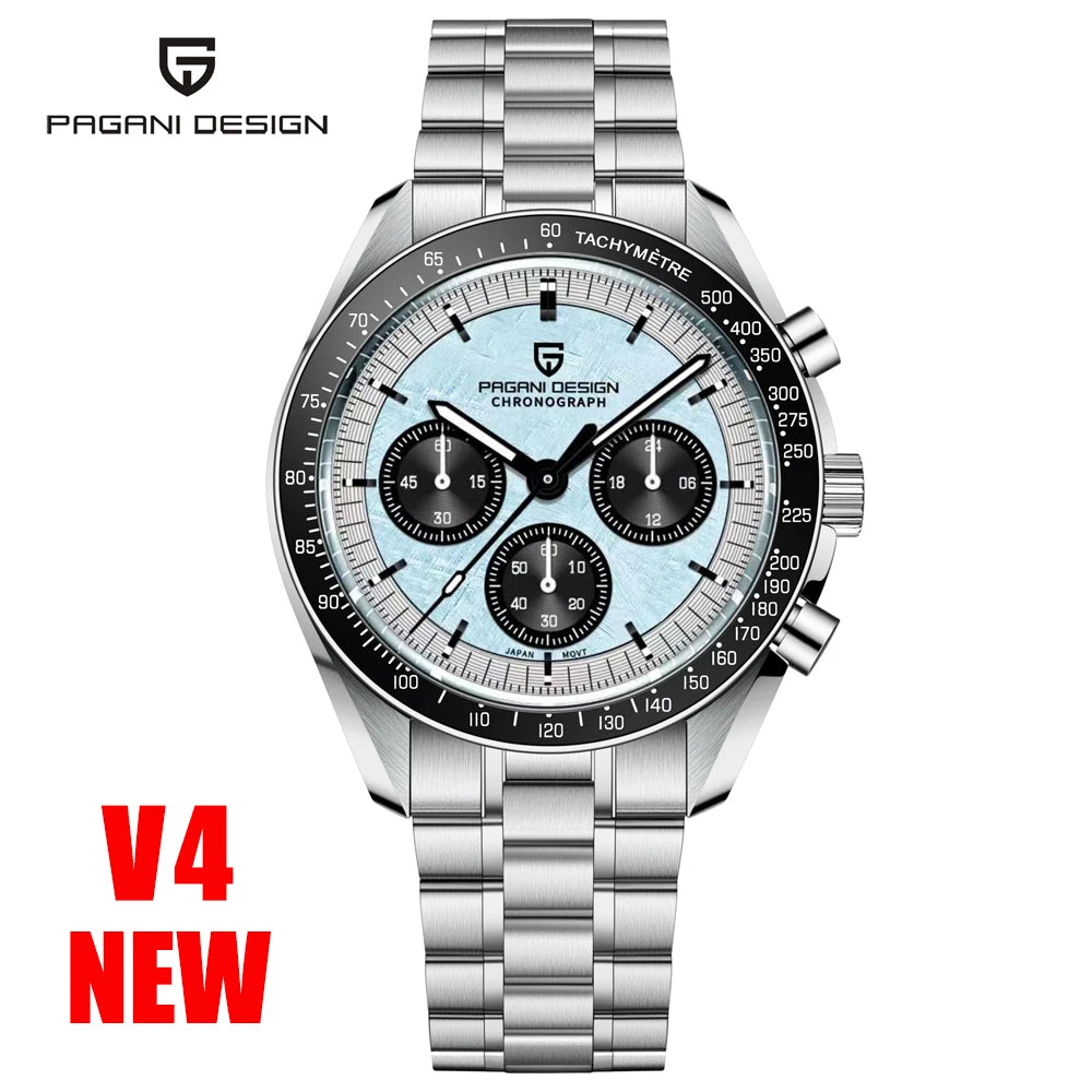 PAGANI DESIGN PD-1701 Moonwatch 2025 – Hommage à la CK2998 – Montre Homme Quartz Chronographe de Luxe - BLACKBEARD OUTDOOR INDUSTRIES