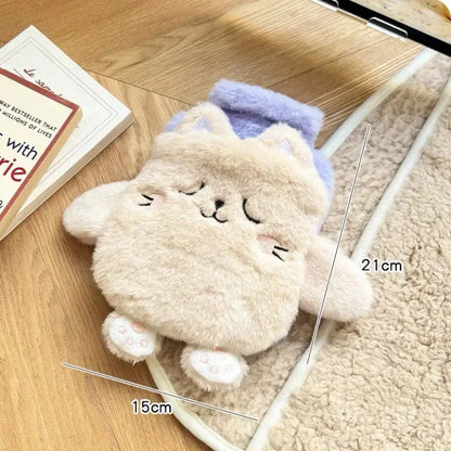 Bouillotte Kawaii Isolante en Caoutchouc avec Housse en Peluche Ma boutique