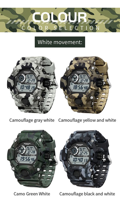 SANDA 2183 – Montre Électronique Homme - BLACKBEARD OUTDOOR INDUSTRIES
