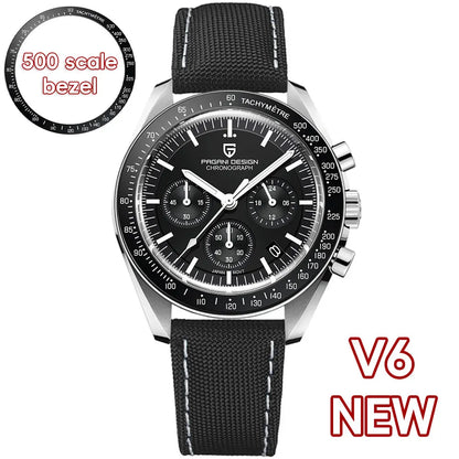 PAGANI DESIGN PD-1701 Moonwatch 2025 – Hommage à la CK2998 – Montre Homme Quartz Chronographe de Luxe - BLACKBEARD OUTDOOR INDUSTRIES