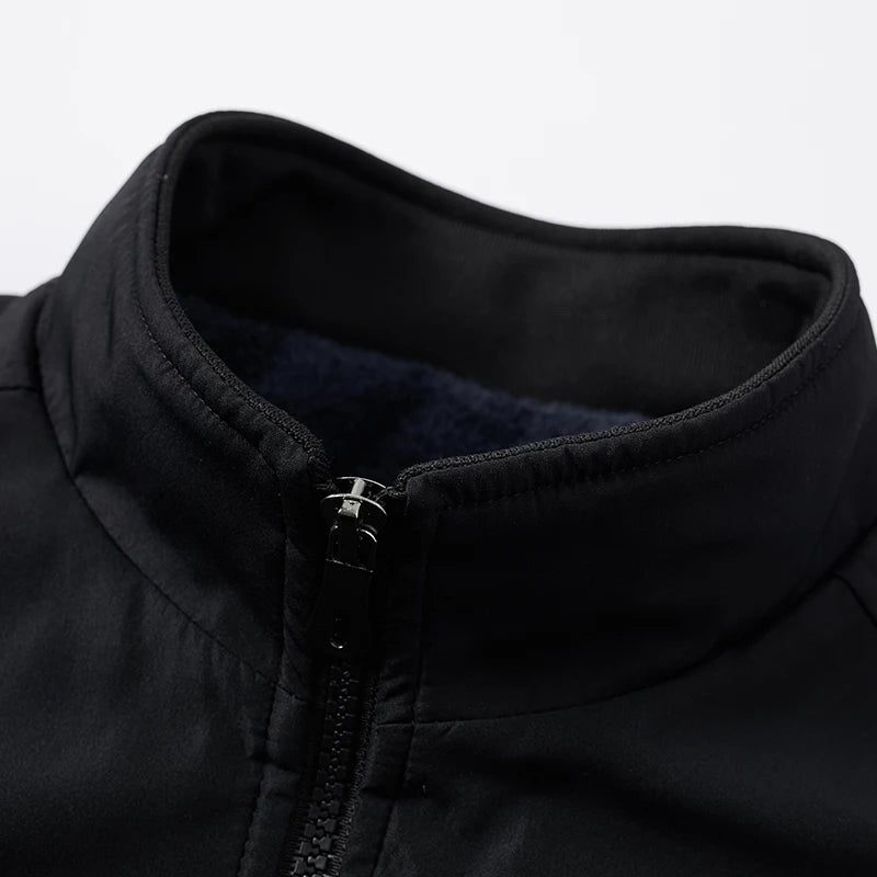 Veste Homme Automne/Hiver en Polaire Chaude Modèle Business Casual — MANTLCONX | Veste de Costume Décontractée - BLACKBEARD OUTDOOR INDUSTRIES