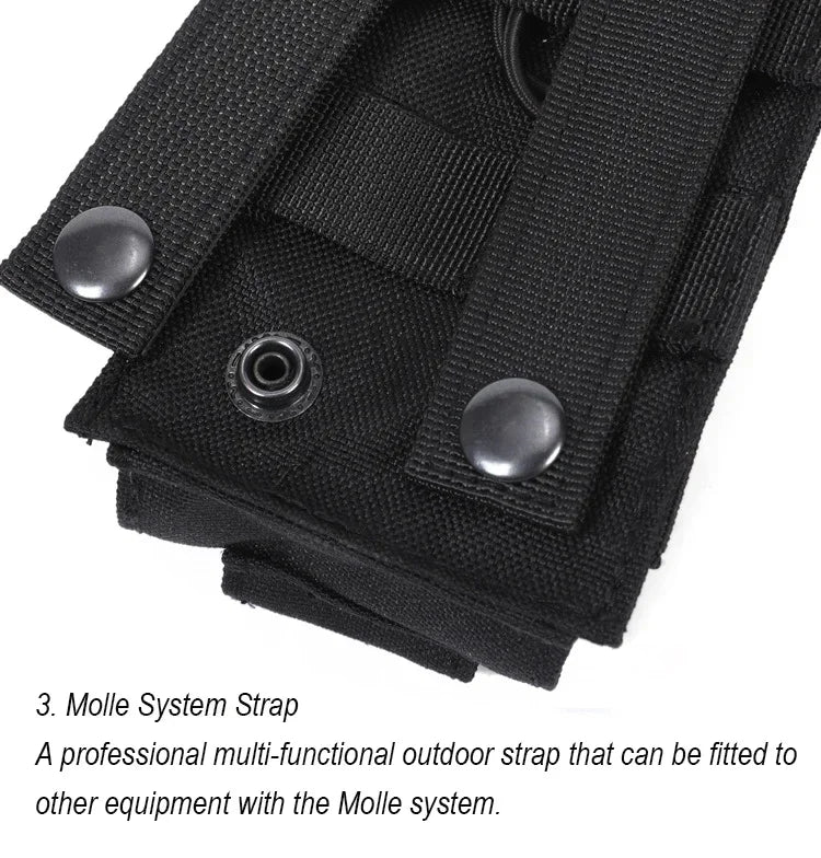 Porte chargeurs Tactical EDC Triple pour M4, M14, M16, AK, AR, Glock (Système MOLLE) BLACKBEARD OUTDOOR INDUSTRIES