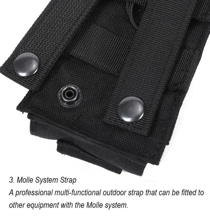 Porte chargeurs Tactical EDC Triple pour M4, M14, M16, AK, AR, Glock (Système MOLLE) BLACKBEARD OUTDOOR INDUSTRIES
