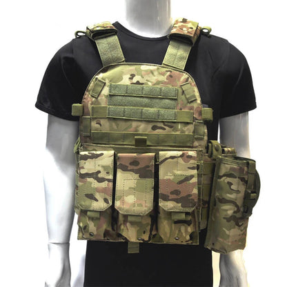 Porte-Plaques Modulaire JOCESTYLE – Gilet Tactique Camouflage Haute Densité 600D Ma boutique