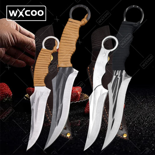 Set de couteaux  WXCOO –  désosseur, utilitaire,  manche en acier inoxydable - BLACKBEARD OUTDOOR INDUSTRIES