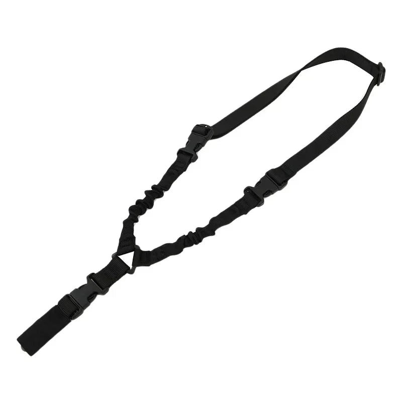 Sangle Fusil Tactique à Point Unique – Harnais Élastique et Réglable 120–150 cm - BLACKBEARD OUTDOOR INDUSTRIES