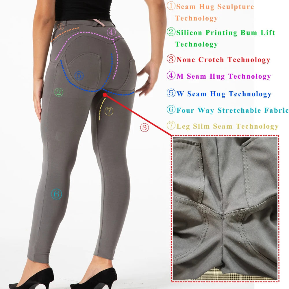 Shascullfites Melody Blue Leather Tapered Pants Motor Leather Trousers Shaping Leather Leggings With Zippers BLACKBEARD OUTDOOR INDUSTRIES