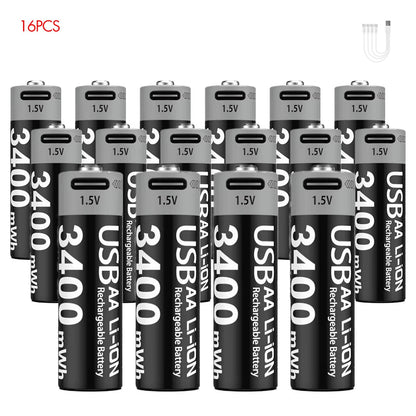 batterie rechargeable MATOV AA 1,5 V 3400mWh Ma boutique