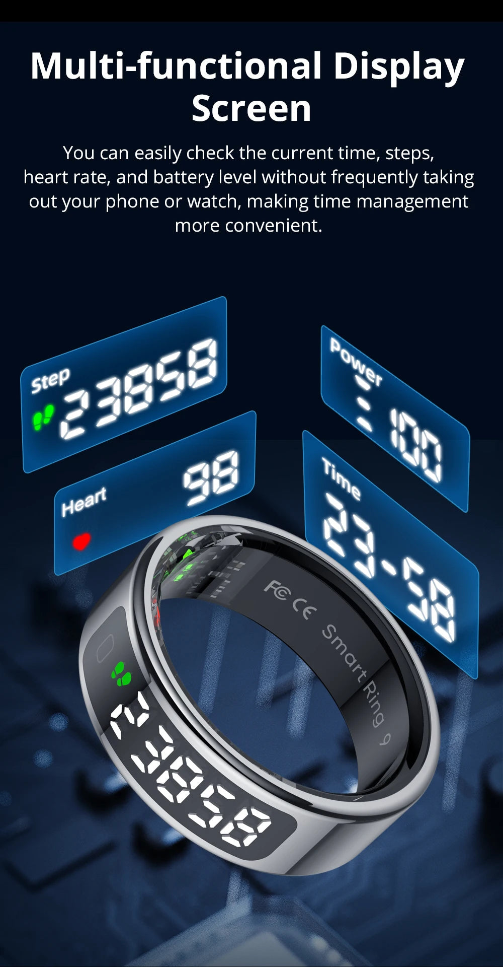 COLMI R12 Smart Ring – Suivi de Santé Innovant et Design Élégant BLACKBEARD OUTDOOR INDUSTRIES