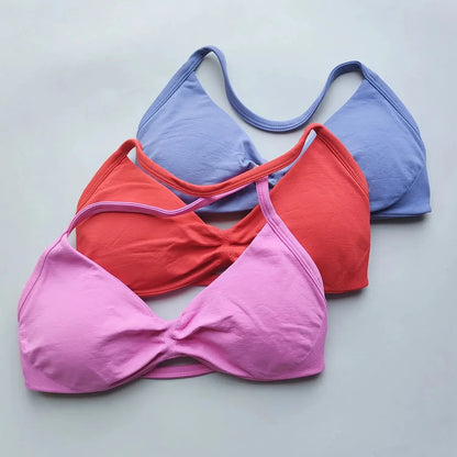 Brassière de Sport à Bretelles – Dos Croisé, Sans Armature, Rembourrage Amovible – Yoga, Fitness, Gym – Femme - BLACKBEARD OUTDOOR INDUSTRIES