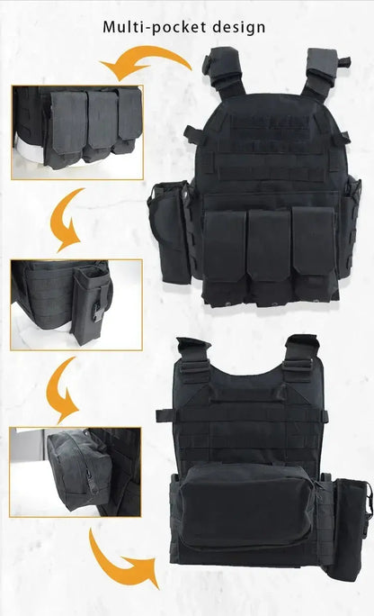 Gilet Tactique 6094 – Porte-Plaques MOLLE Militaire Ma boutique
