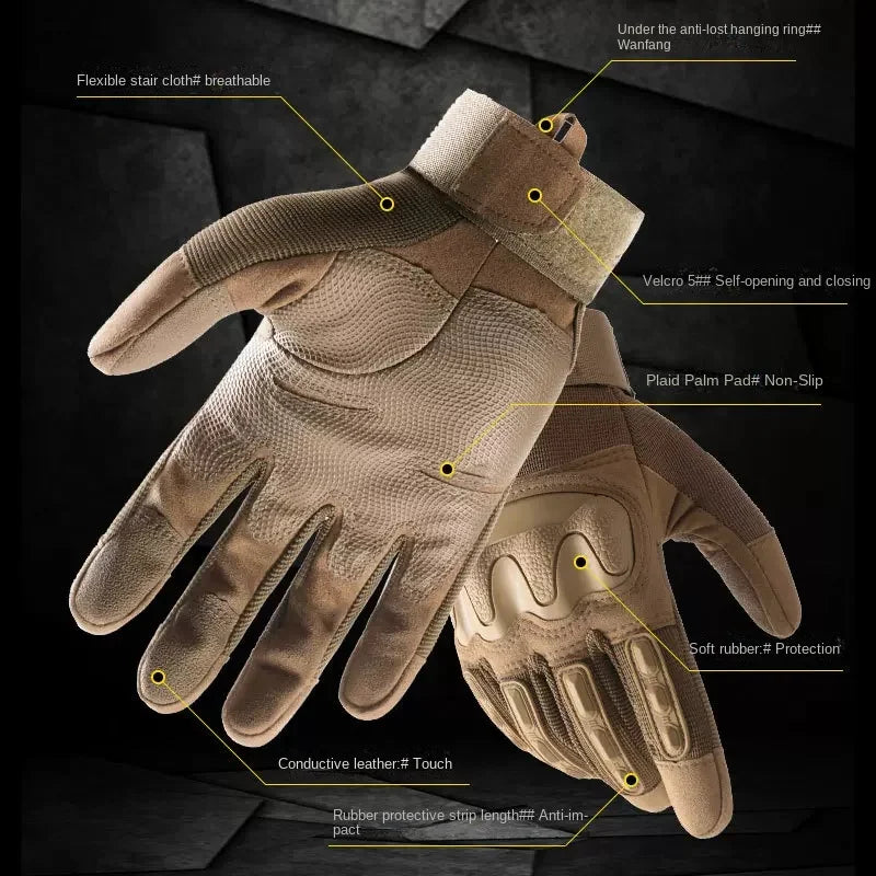 Gants Tactiques - Gants de Travail Polyvalents pour Activités Extérieures et Tâches Tactiques - BLACKBEARD OUTDOOR INDUSTRIES