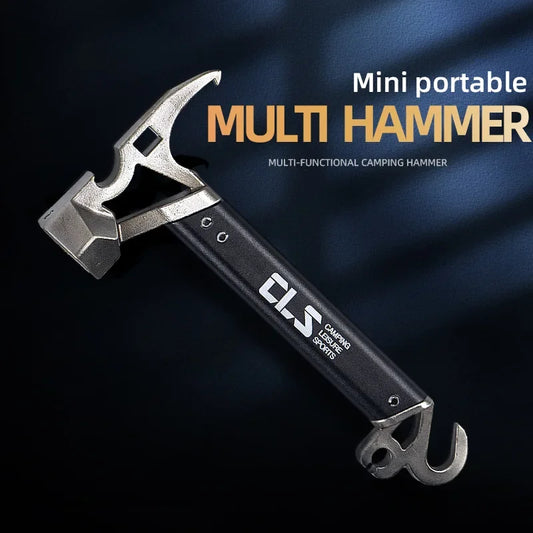 Marteau Mini Multifonction CLS - Outil de Survie Compact en Acier Inoxydable - BLACKBEARD OUTDOOR INDUSTRIES
