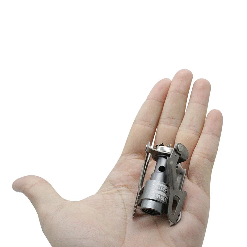 Réchaud à Gaz Portable KIQUNE K-3000 – Mini Brûleur en Fonte et Cuivre - BLACKBEARD OUTDOOR INDUSTRIES