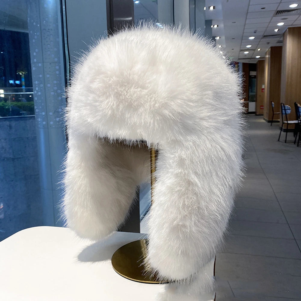 Chapka Saga Furs en Faux Vison Bleu - BLACKBEARD OUTDOOR INDUSTRIES