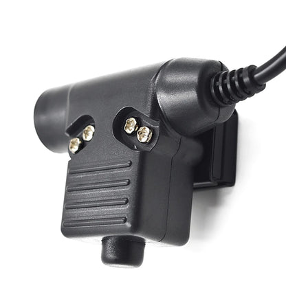 Câble PTT U94 7.0mm pour Casque 2 PIN — Compatible Baofeng UV-5R, UV-S9 Plus, UV-82, AR-152 - BLACKBEARD OUTDOOR INDUSTRIES