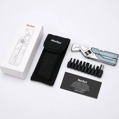 Clé Multi-outil W2 - Pince, Clé Plate, Tournevis et Outil de Maintenance Pliable - Outil EDC Portable pour Réparations à Domicile - BLACKBEARD OUTDOOR INDUSTRIES