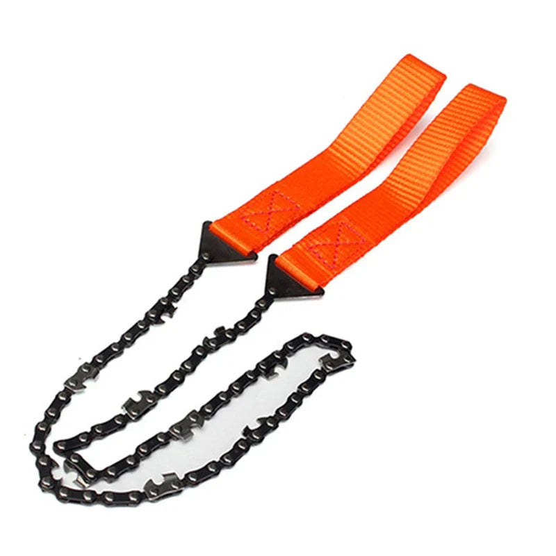 11 Teeth Pocket Chainsaw – Scie de Poche Manuelle pour Camping et Survie - BLACKBEARD OUTDOOR INDUSTRIES