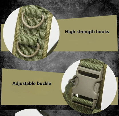 Chest rig Tactique Molle Body Armor – Camouflage Woodland, Porte-Chargeurs et Accessoires de Combat pour Airsoft et Chasse BLACKBEARD OUTDOOR INDUSTRIES